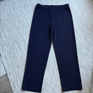 Nancy Maylana Knit Slim Leg Pull-On Pants